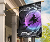 Flying witch wicca flag Flag MoonChildWorld 