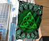 Triquetra celtic wicca flag Flag MoonChildWorld 
