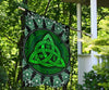 Triquetra celtic wicca flag Flag MoonChildWorld