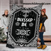 Blessed be wicca Premium Blanket Premium Blanket MoonChildWorld 