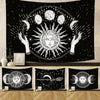 Wicca Sun Moon Tapestry Tapestry MoonChildWorld 