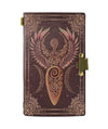 Wicca goddess moon leather notebook Leather MoonChildWorld 