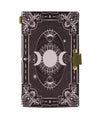 Wicca triple moon leather notebook Leather MoonChildWorld 
