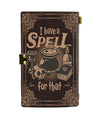 Witch spell leather notebook Leather MoonChildWorld