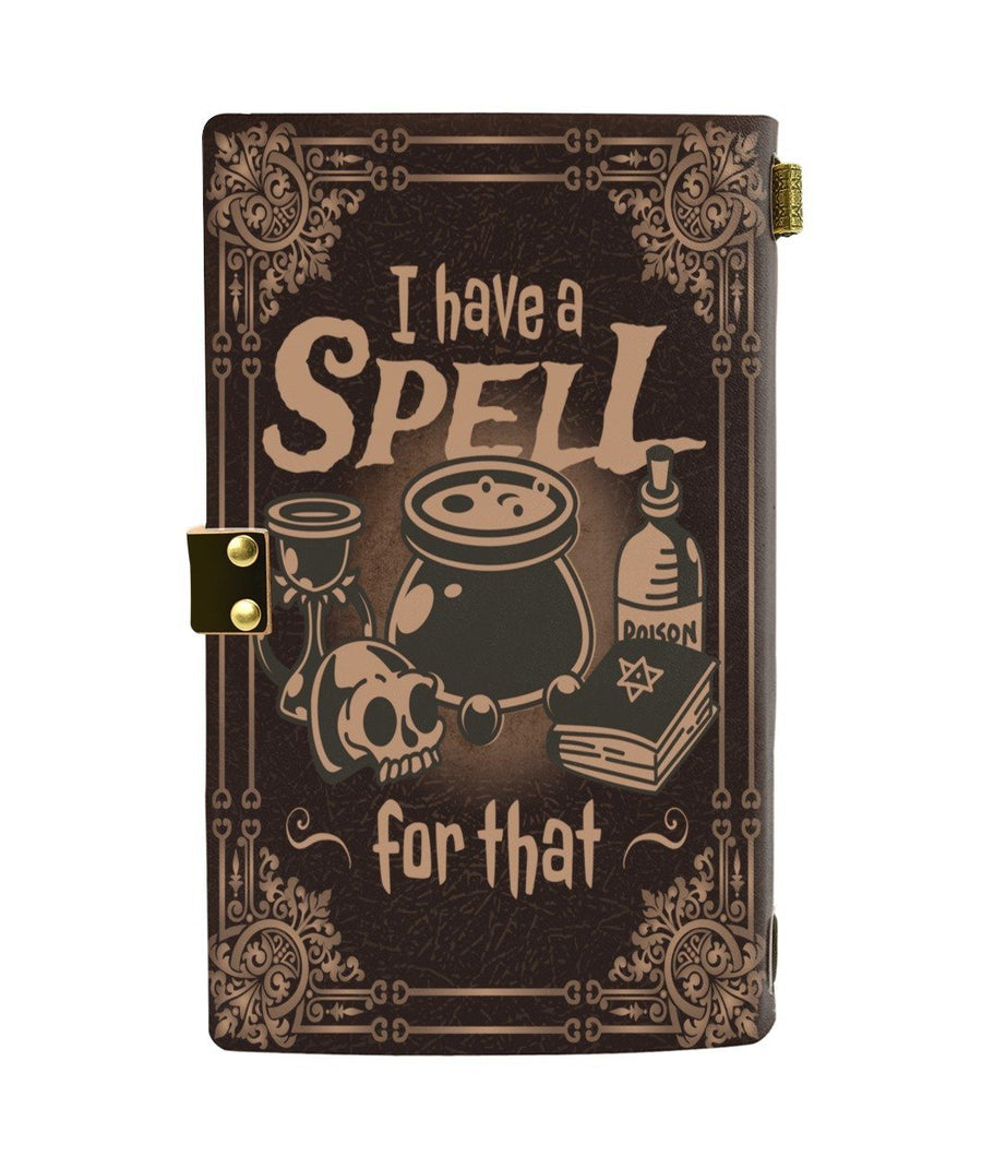 Witch spell leather notebook