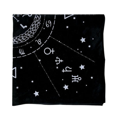 Tarot Tablecloth Twelve Constellations Tablecloth MoonChildWorld