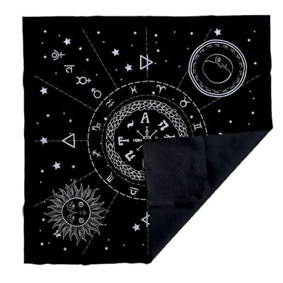 Tarot Tablecloth Twelve Constellations Tablecloth MoonChildWorld