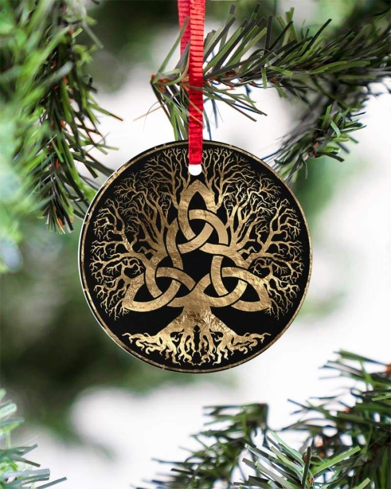 Celtic Tree Of Life Wicca Pagan Circle Ornament Housewares CustomCat 