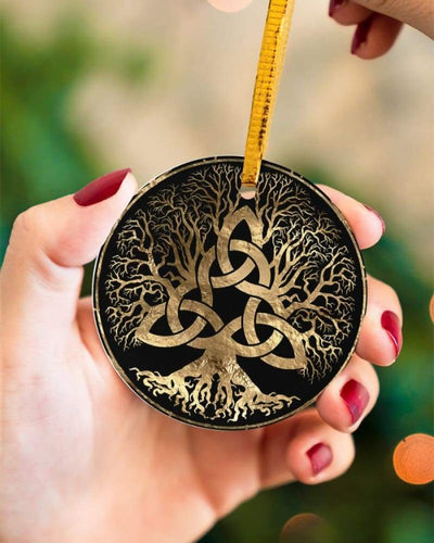 Celtic Tree Of Life Wicca Pagan Circle Ornament Housewares CustomCat