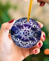 Celtic Triple Moon Pentagram Circle Ornament Housewares CustomCat
