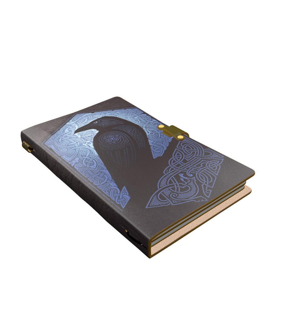 Raven celtics viking leather notebook Leather MoonChildWorld 