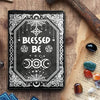 Blessed be Wicca leather NoteBook A5 NoteBook A5 e-joyer 