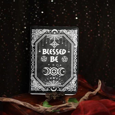 Blessed be Wicca leather NoteBook A5 NoteBook A5 e-joyer